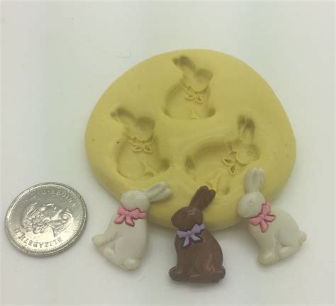 Rabbit Easter Mold Set Silicone Christines Molds