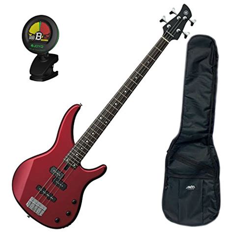 First, tune the low e (thickest string). Yamaha Metallic Red 4 String Bass Guitar w/ Gig Bag and ...