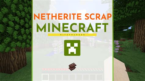 Netherite Scrap Minecraft Crafting World Of Minecraft