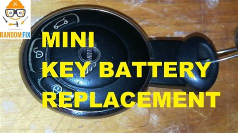 Mini Cooper Remote Key Fob Battery Replacement Youtube