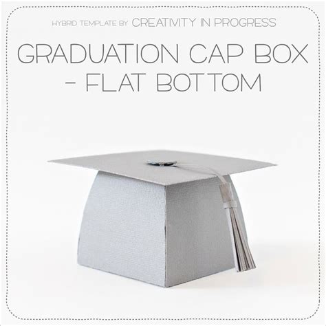 Graduation Cap Box Flat Bottom Graduation T Box T Box