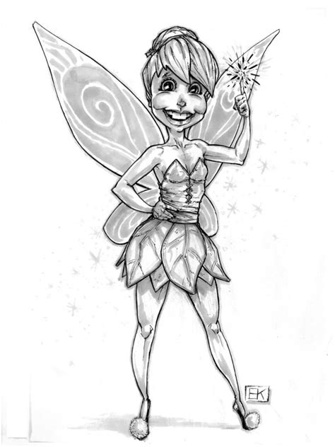Tinkerbell Original Sketches At Explore Collection