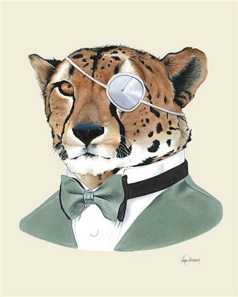 Cheetah Art Print Berkley Illustration