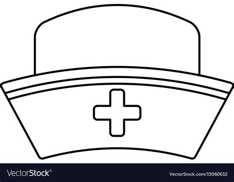 Nurse Hat Isolated Royalty Free Vector Image Vectorstock