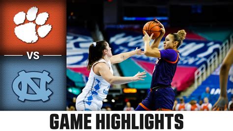 Clemson Vs North Carolina Ally Acc Womens Basketball Tournament Highlights 2023 Youtube