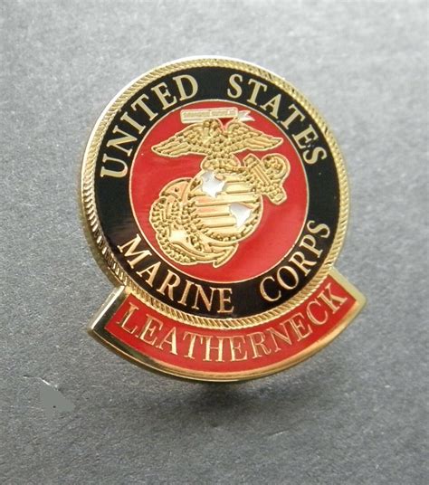 Leatherneck Us Marine Corps Lapel Pin Badge 1 Inch Usmc Marines
