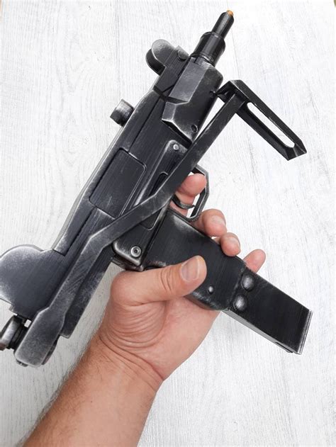 Mini Uzi 9mm Terminator Uzi 9mm Réplica Arma Arma De Tamaño Etsy España