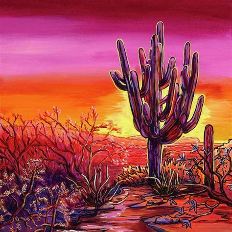 Desert Color Therapy Number Two Big Boy Art Print By Alexandria