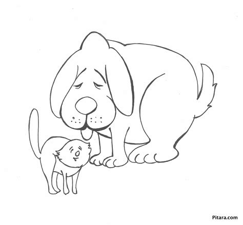 Domestic Animals Coloring Pages Pitara Kids Network