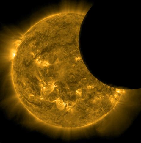Nasas Solar Dynamics Observatory Sdo Captures Stunning Eclipse From