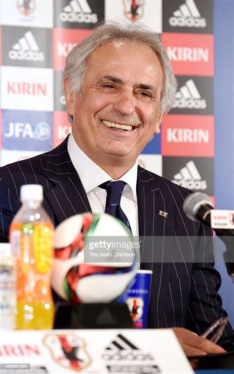 Newly Appointed Japan Manager Vahid Halilhodzic Speaks During The New