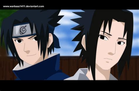 Sasuke 12 Years And 17 Years By Warbaaz1411 On Deviantart