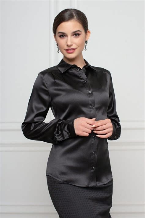 pin von alana raso auf silk and satin satin bluse bluse satinbluse