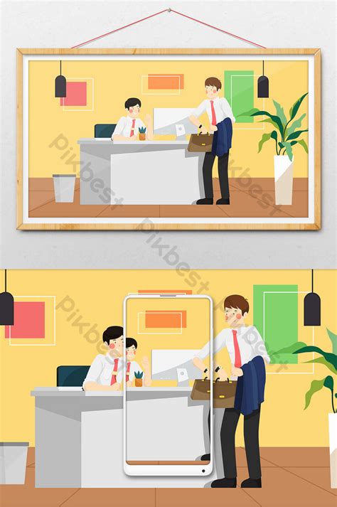 11 Istimewa Gambar Karikatur Orang Kerja Kantor