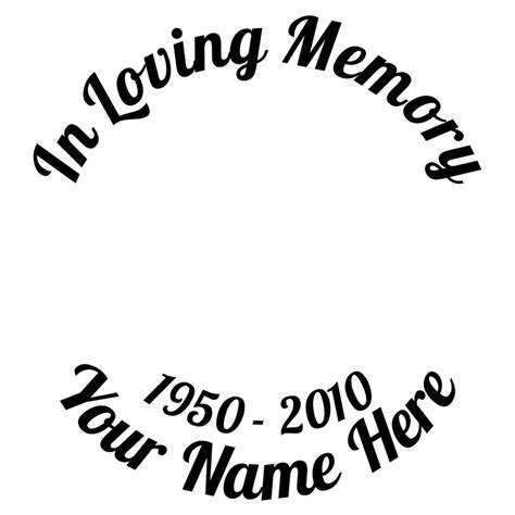 Free 199 Free Svg In Loving Memory Svg Png Eps Dxf File