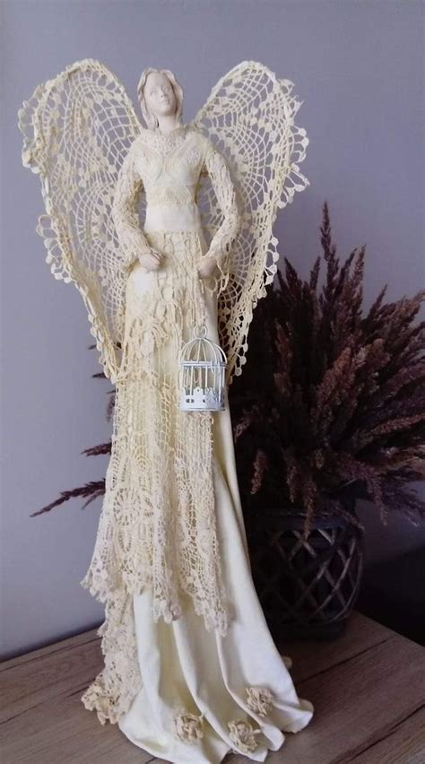 Pin By Sandy Campbell On Powertex Angel Crafts Angel Art Dolls