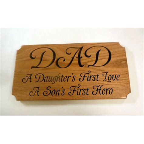 Check out the very best father's day gifts for him right here. Dad wooden plaque-gift for Dad-Fathers day-birthday gift ...