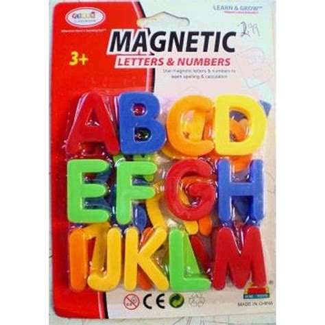 Capital Magnetic Letters Alphabet Set