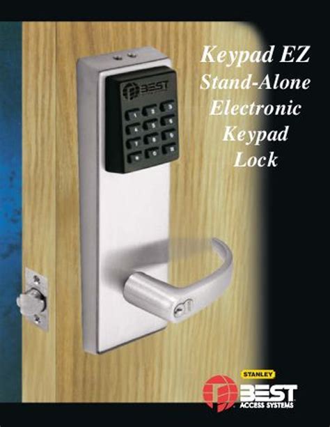 Best Access Ez Series Commercial Keypad Lock 9kz3 Door Hardware