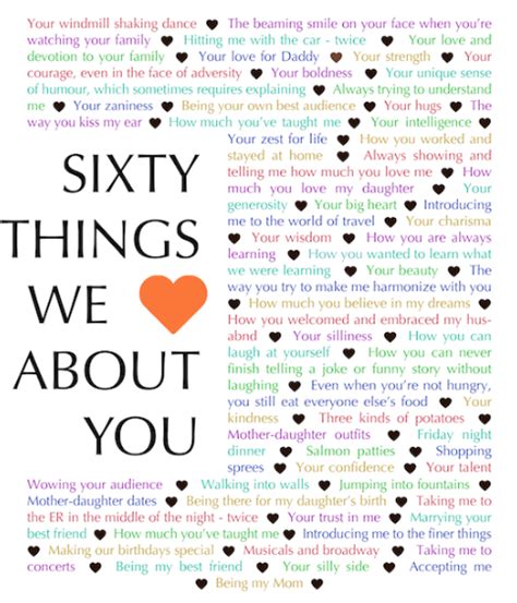 60 Things We Love About You Download 65 Things We