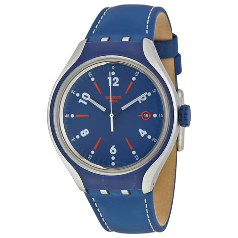 A worthy contribution to swiss watchmaking heritage. Swatch Go Run Blue Dial Men's Quartz Watch YES4000 YES4000 ...