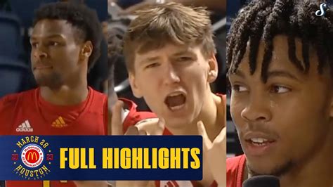 2023 Mcdonalds All American Game Full Scrimmage Highlights Win Big
