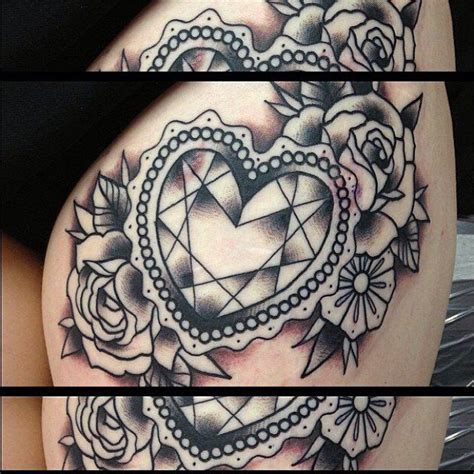 Heart Diamond Up Tattoos Trendy Tattoos Forearm Tattoos Finger Tattoos Unique Tattoos
