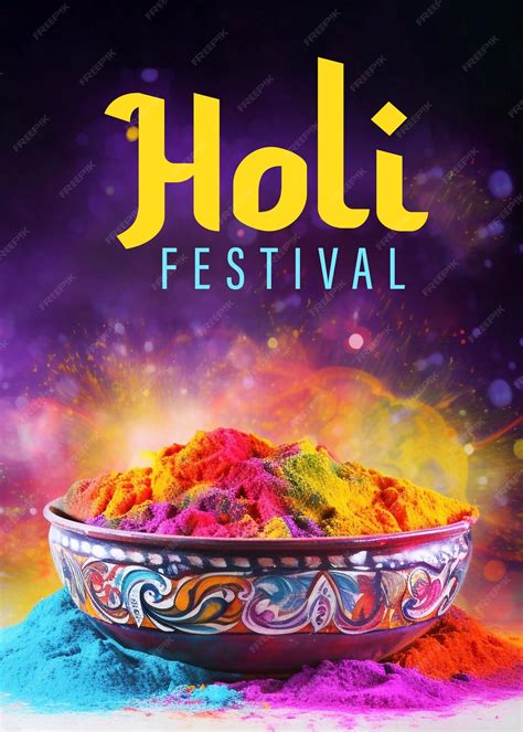Premium Psd Psd Editable Happy Holi Festival Of Colors Illustration