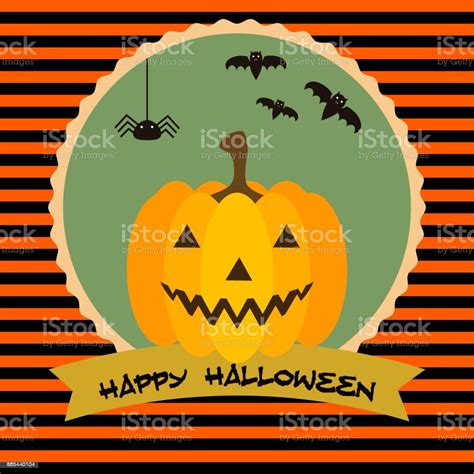 Happy Halloween Stock Illustration Download Image Now Art Autumn