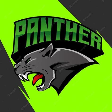 Premium Vector Panther Esport Mascot Logo