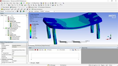 Ansys Tutorial Ansys Workbench Static Structural Youtube