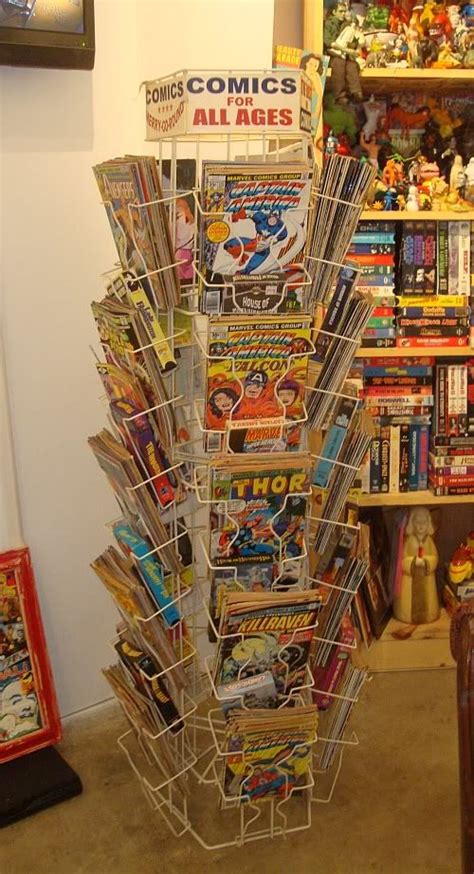 Comic Book Rack Comic Book Display Comic Book Storage Vintage Comic