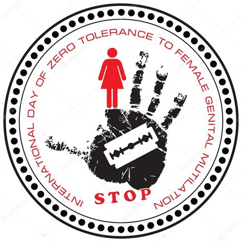 Stamp Stop Female Genital Mutilation Stock Vector Image By ©vipdesignusa 96478840