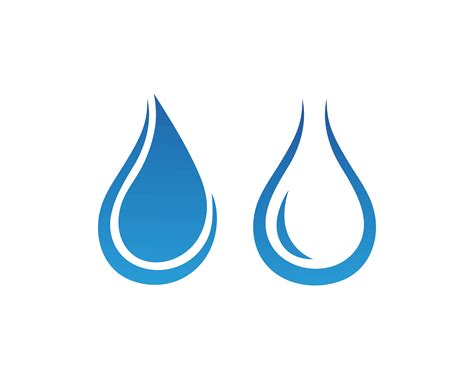 Water Drop Logo Template Vector 597331 Vector Art At Vecteezy