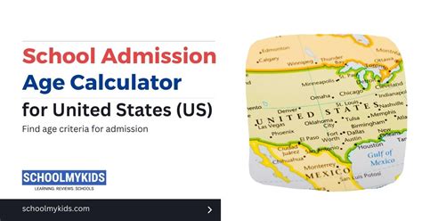 School Age Calculator United States Free School Admission Age