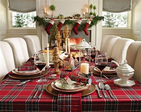 Classic Tartan Plaid Tablecloth Tartan Christmas Christmas