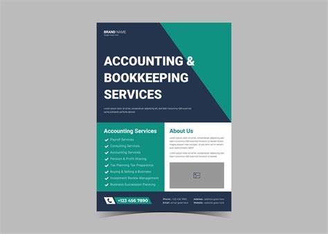 Accounting Flyer Vector Art Icons And Graphics For Free Download