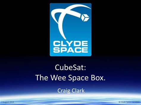 Ppt Cubesat The Wee Space Box Powerpoint Presentation Free