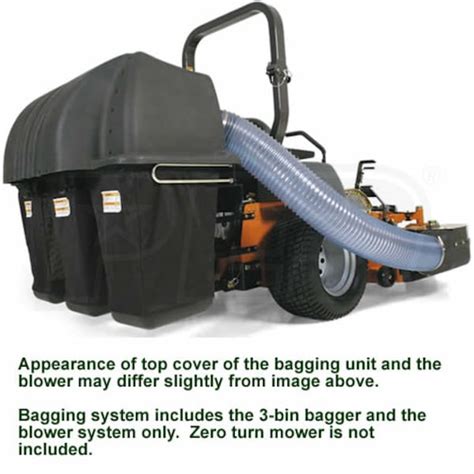 Simplicity Fv52bagger 52 Inch Fast Vac Triple Bag Grass Collector