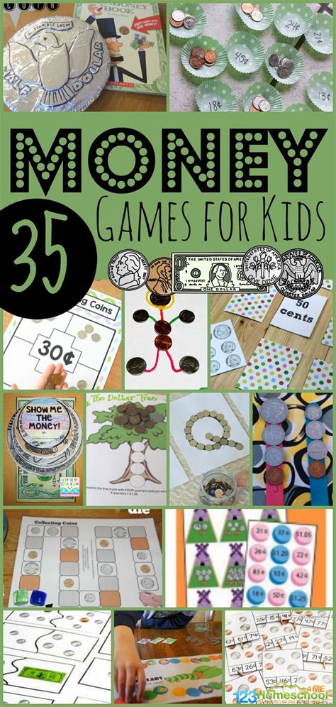 35 Money Games For Kids Money Games For Kids Money