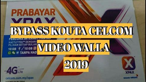 Cukup mudah bukan cara menggunakanya? Cara Bypass Kouta Celcom Video Walla 2019 NEW UPDATE - YouTube