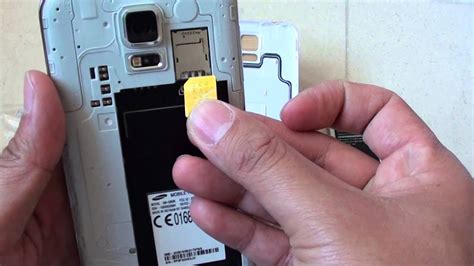To insert a sim in iphone 4, follow the steps below: Samsung Galaxy S5: How to Insert SIM Card - YouTube