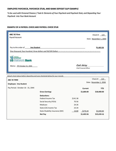 Creating A Payroll Check Template For 2023 Free Sample Example