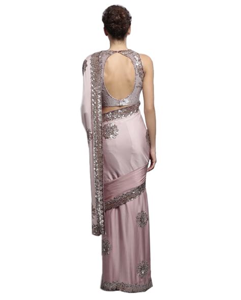 Pink Colour Designer Saree in Satin | Saree designs ...