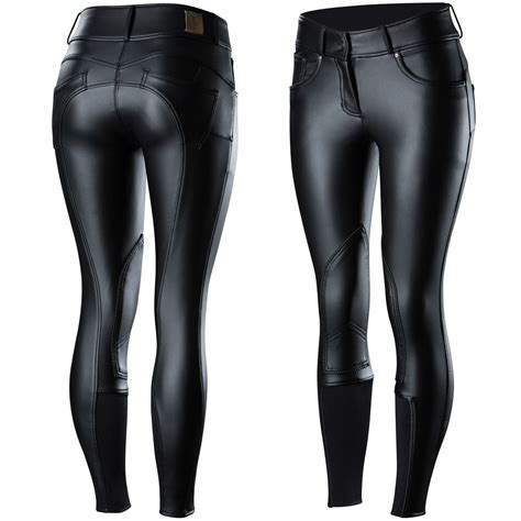Leather Look Breeches Are The Hottest Trend In Equestrian Fashion Even