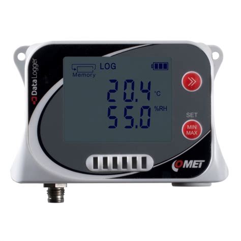 Temperature And Humidity Datalogger With Connector For Another