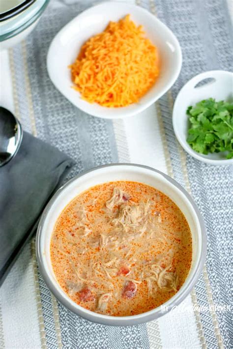 Low Carb Chicken Taco Soup Instant Pot Keto Thm S Easy