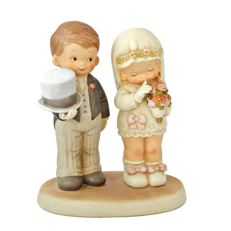 Precious Moments Bride And Groom God Bless Em By Eclecticvintager