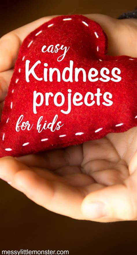 Easy Kindness Projects For Kids Messy Little Monster