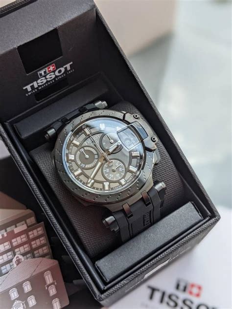 original tissot t race chronograph anthracite dial men s watch t115 417 37 061 03 men s fashion